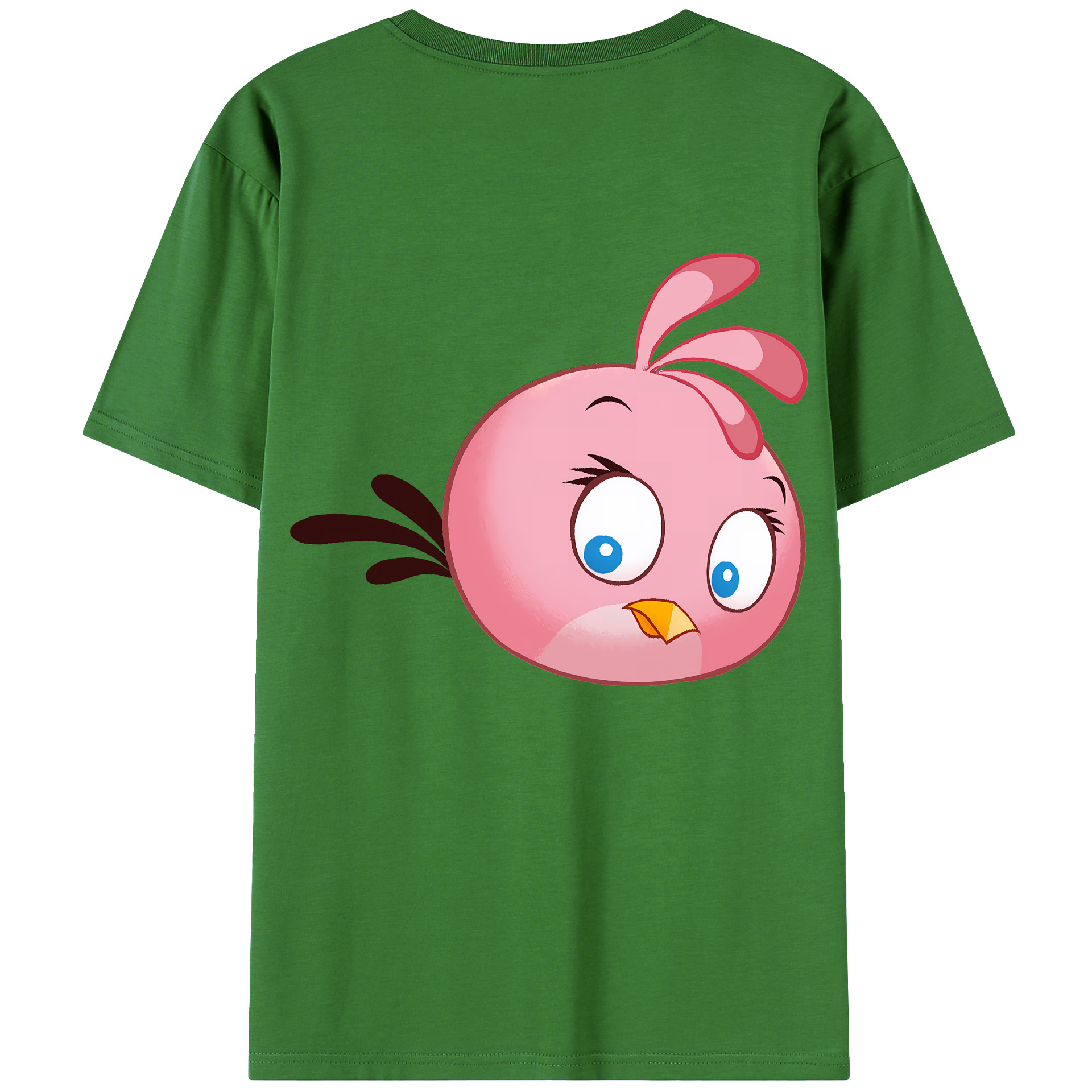 （画像用） Angry Birds アングリーバード レディース半袖Tシャツ(バックプリント)